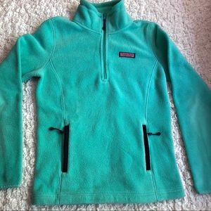 NWOT Vineyard Vines Blue Fleece Quarter Zip